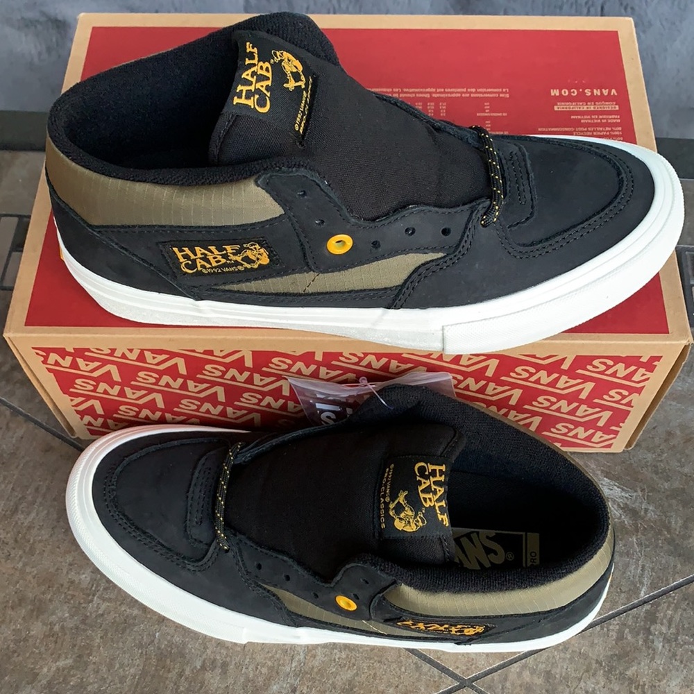 VANS HALF CAB PRO SURPLUS BLACK/MILITARY WMNS - Picture 3 of 16